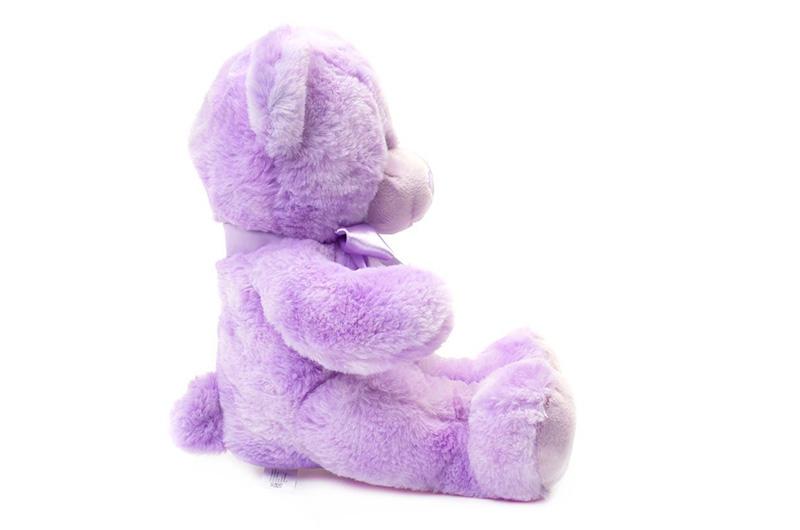 teddy bear violet colour