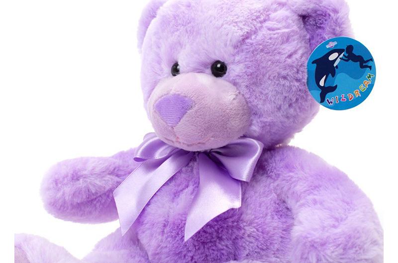 teddy bear violet colour