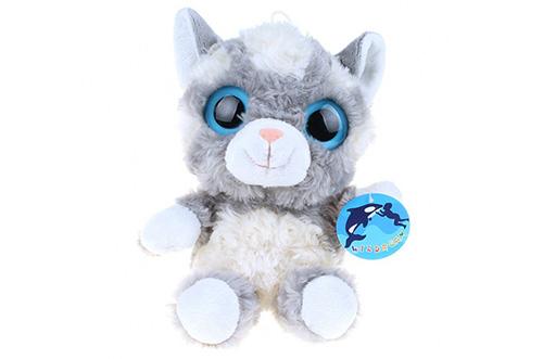 Grey Stuffed Cat